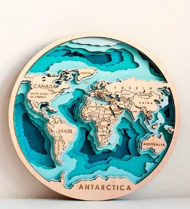 ATLAS — World Map by ANCILASER